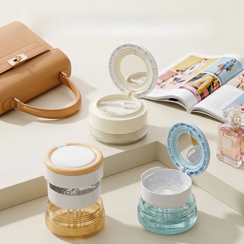 Invisible Braces Storage Box with Mirror Portable Small Portable Cleaning Box Orthodontic Appliances Storage Box
Invisible Braces Storage Box with Mirror Portable Small Portable Cleaning Box Orthodontic Appliances Storage Box