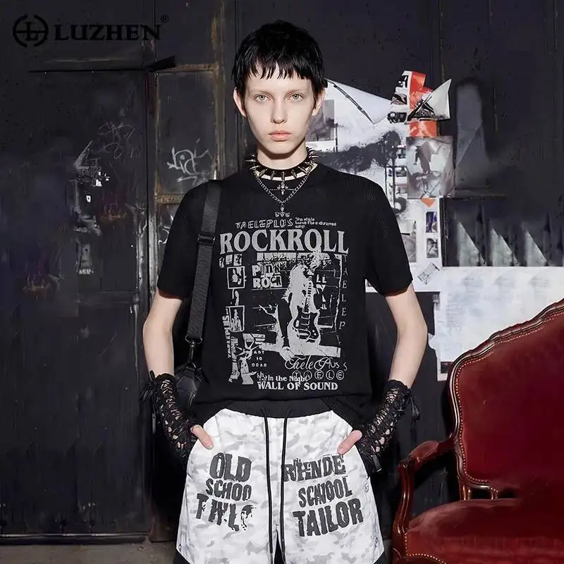 LUZHEN 2026 Summer Original Pattern Niche Design Short Sleeve T-shirts Men's Fashion Handsome High Quality Street Tops JY6629
LUZHEN 2026 Summer Original Pattern Niche Design Short Sleeve T-shirts Men's Fashion Handsome High Quality Street Tops JY6629