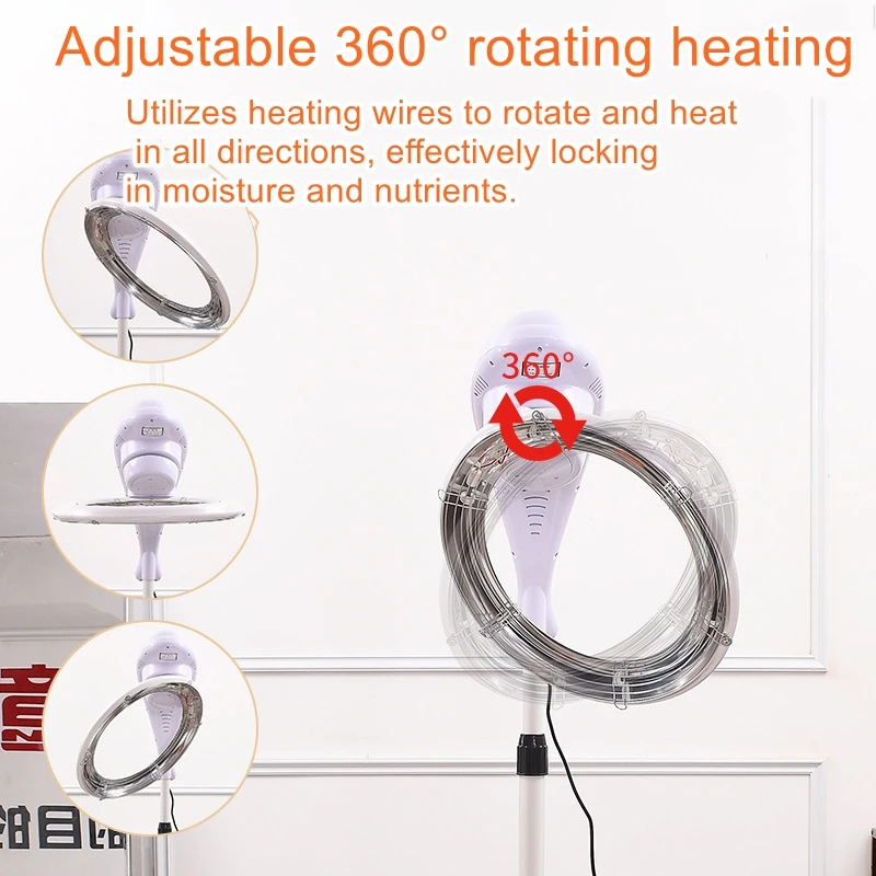 Hair dryer, saucer heater, setting dryer, barber shop, cold ironing, setting, perm and dyeing heating machine
Hair dryer, saucer heater, setting dryer, barber shop, cold ironing, setting, perm and dyeing heating machine