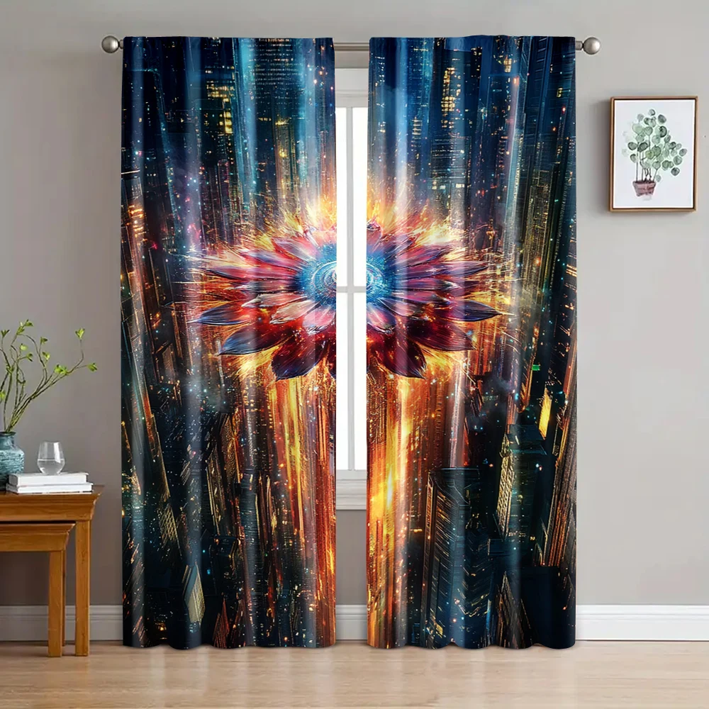 2pc, Window Curtains Vibrant urban landscape 100% Polyester,Without Electricity Birthday Party Suitable for translucent
2pc, Window Curtains Vibrant urban landscape 100% Polyester,Without Electricity Birthday Party Suitable for translucent