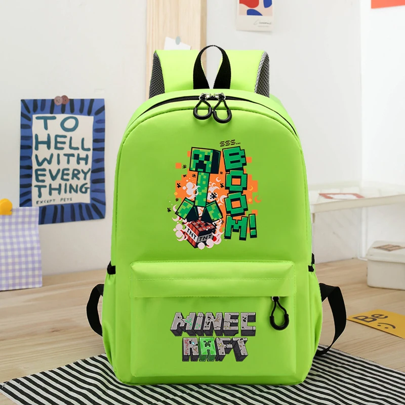 New Miner Crafted Backpack Cartoon Print Waterproof Oxford Cloth Schoolbag Game Themed Stationery Organiser Back To School Gifts
New Miner Crafted Backpack Cartoon Print Waterproof Oxford Cloth Schoolbag Game Themed Stationery Organiser Back To School Gifts
