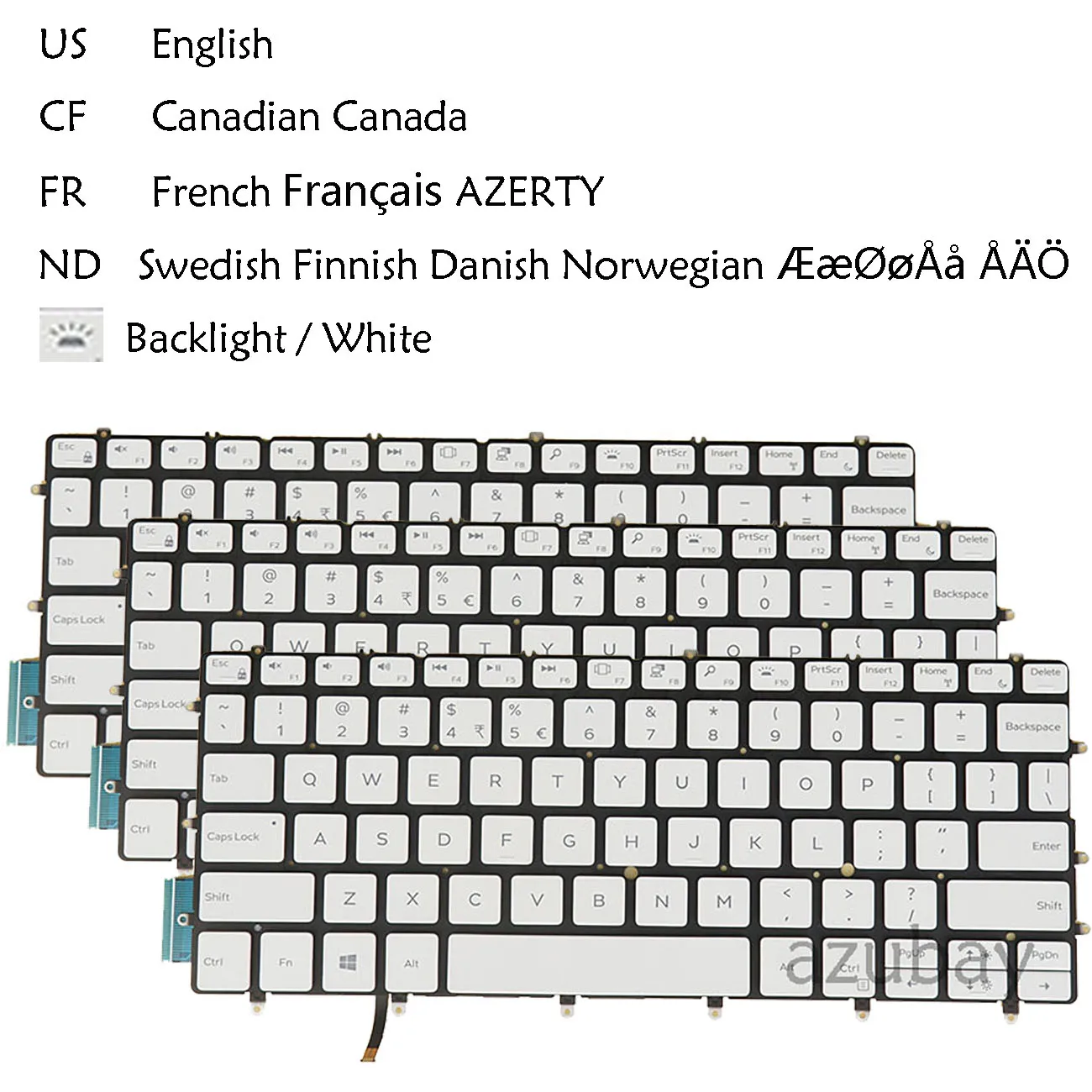 Американская французская AZERTY, канадская, шведская, финская, датская, норвежская клавиатура для DELL XPS 9370 9380 7390 9305 0RMCR1 0GM4F с белой подсветкой
Американская французская AZERTY, канадская, шведская, финская, датская, норвежская клавиатура для DELL XPS 9370 9380 7390 9305 0RMCR1 0GM4F с белой подсветкой