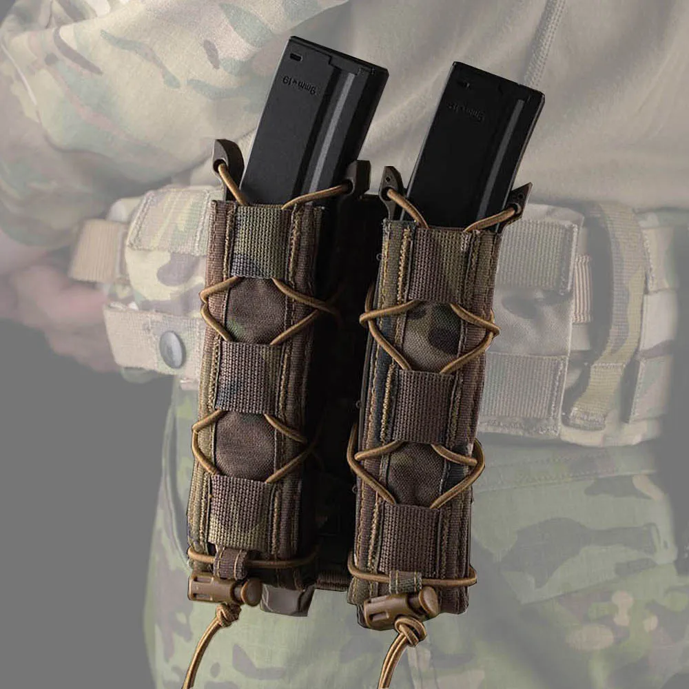 Tiger Type Long Tactical Magazine Pouch For 9MM/45ACP Hunting CS Shooting Airsoft Double MAG Holder Pouch MOLLE Waist Belt Gear
Tiger Type Long Tactical Magazine Pouch For 9MM/45ACP Hunting CS Shooting Airsoft Double MAG Holder Pouch MOLLE Waist Belt Gear