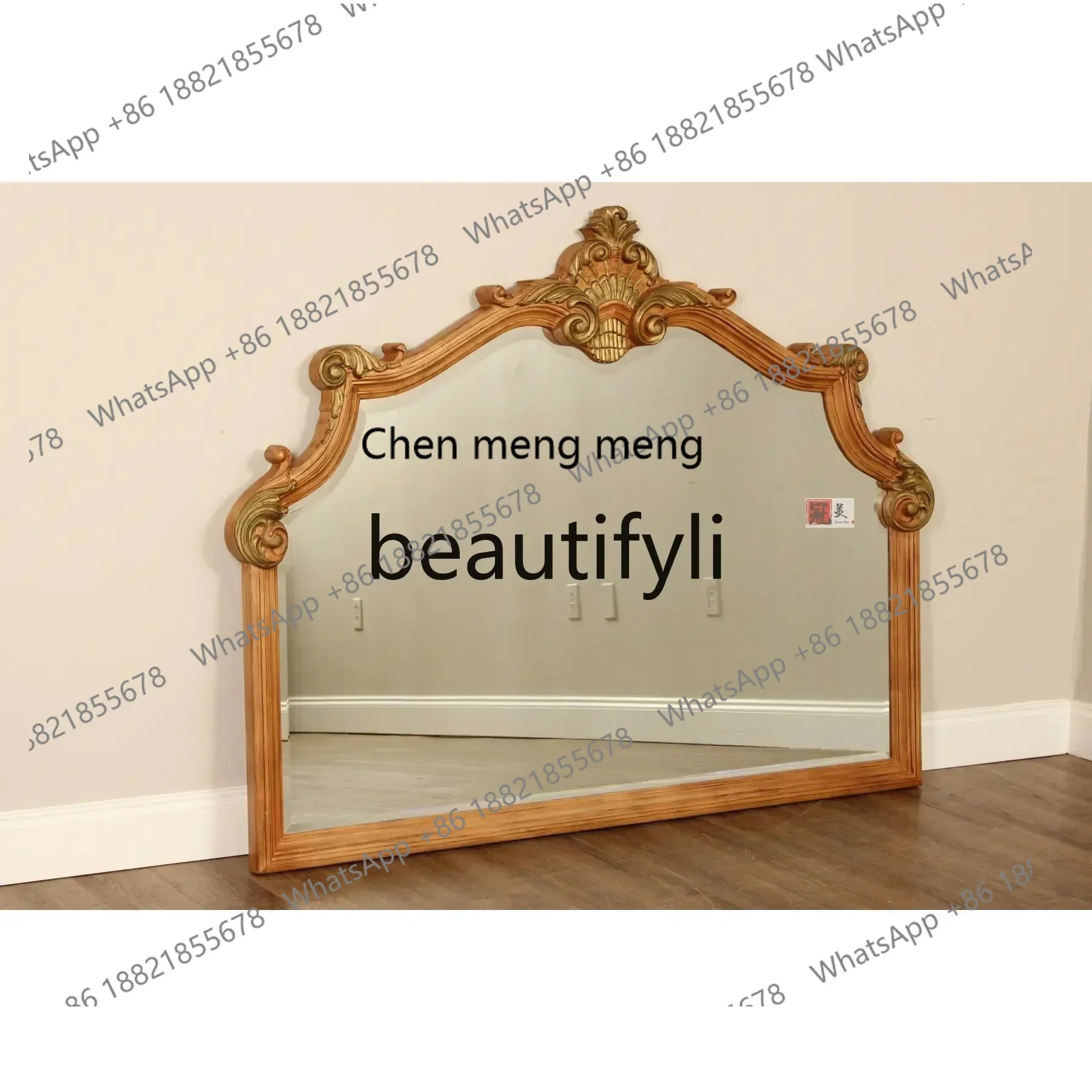 SS S7486 French retro bathroom vanity mirror American carved vanity mirror wall wall wall fireplace decorative mirror
SS S7486 French retro bathroom vanity mirror American carved vanity mirror wall wall wall fireplace decorative mirror