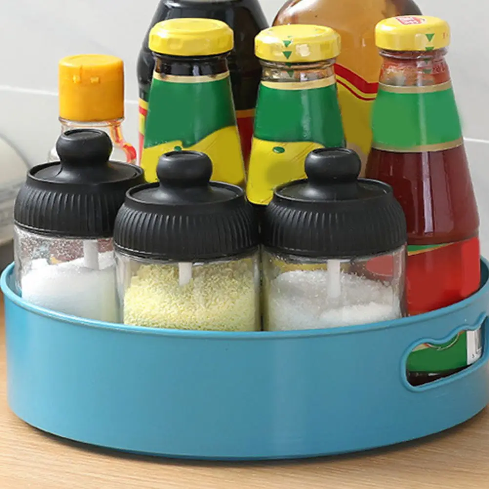2Pcs Rotating Condiment Storage Boxes Kitchen Food Containers Spice Rack Organizer Multifunctional Rotatable Turntable for Home
2Pcs Rotating Condiment Storage Boxes Kitchen Food Containers Spice Rack Organizer Multifunctional Rotatable Turntable for Home