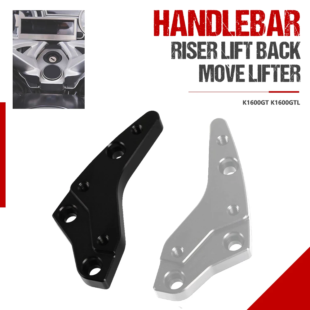 Motorcycle Aluminum Pullback Handlebar Risers Height Up Adapter For BMW K1600GT K1600GTL K 1600 K1600 GT GTL 2012-2017 2018 2019
Motorcycle Aluminum Pullback Handlebar Risers Height Up Adapter For BMW K1600GT K1600GTL K 1600 K1600 GT GTL 2012-2017 2018 2019