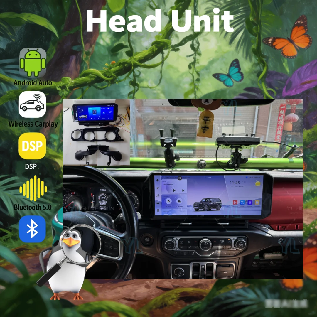 15" For Jeep Wrangler 2018-2022 Android 14.0 Wireless CarPlay Stereo GPS Navigation Car Radio Multimedia Video 4G WIFI AUTO BT
15" For Jeep Wrangler 2018-2022 Android 14.0 Wireless CarPlay Stereo GPS Navigation Car Radio Multimedia Video 4G WIFI AUTO BT