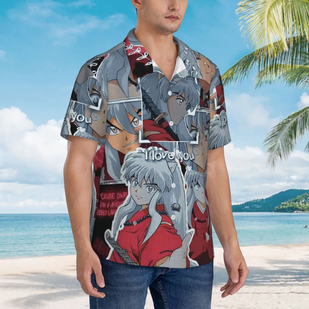 Inuyasha Anime Hawaiian Shirts Fashion Men Short Sleeve Shirt for Summer Beach Men's Button Tops
Inuyasha Anime Hawaiian Shirts Fashion Men Short Sleeve Shirt for Summer Beach Men's Button Tops
