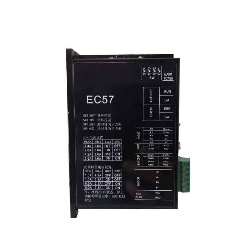 Драйвер шагового двигателя шины EC57 20/28/35/42/57 Драйвер шины с замкнутым контуром с открытой петлей
Драйвер шагового двигателя шины EC57 20/28/35/42/57 Драйвер шины с замкнутым контуром с открытой петлей