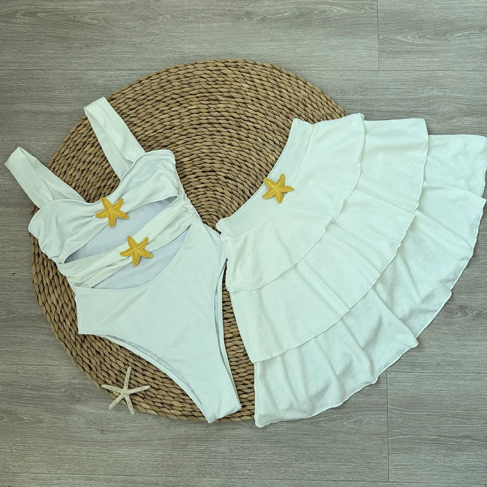 starfish Two Piece Swimsuit 2025 New Hollow Out Swimwear Women Swimsuit Bathing Suit Beachwear Monokini Female Swimming Suits
starfish Two Piece Swimsuit 2025 New Hollow Out Swimwear Women Swimsuit Bathing Suit Beachwear Monokini Female Swimming Suits