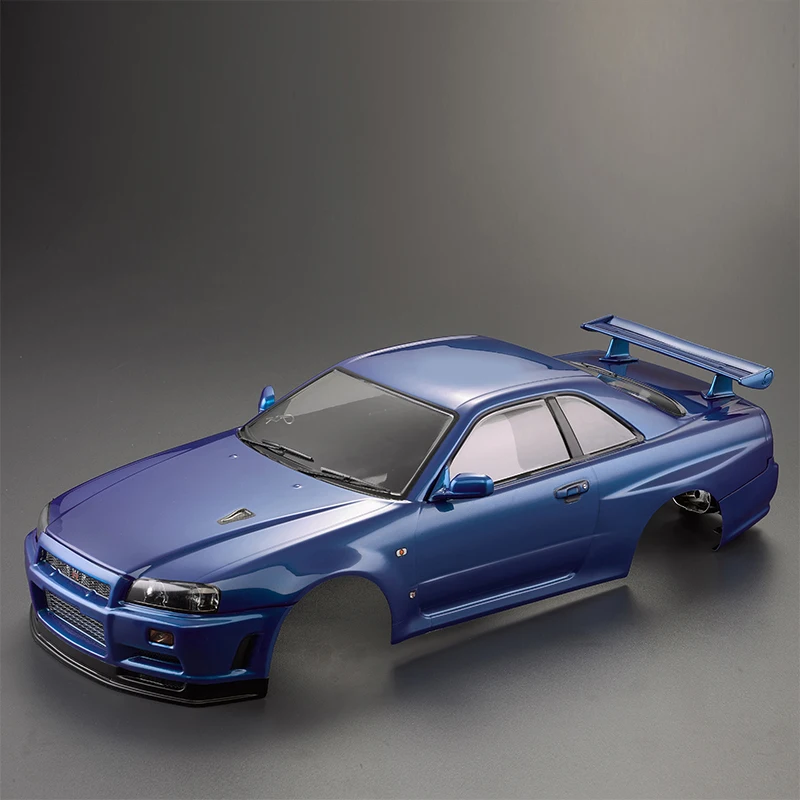 Корпус автомобиля с дистанционным управлением 1/10 RC, ширина 195 мм, колесная база x257 мм Skyline R34, применяемый к 1/10 RC дрифт-автомобилю
Корпус автомобиля с дистанционным управлением 1/10 RC, ширина 195 мм, колесная база x257 мм Skyline R34, применяемый к 1/10 RC дрифт-автомобилю