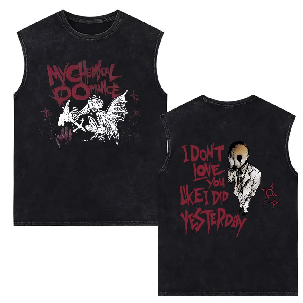 My Chemical Romance The Black Parade I Don't Love You Like I Did Yesterday Washed Tank Tops Unisex Punk Emo Rock Sleeveless Vest
My Chemical Romance The Black Parade I Don't Love You Like I Did Yesterday Washed Tank Tops Unisex Punk Emo Rock Sleeveless Vest