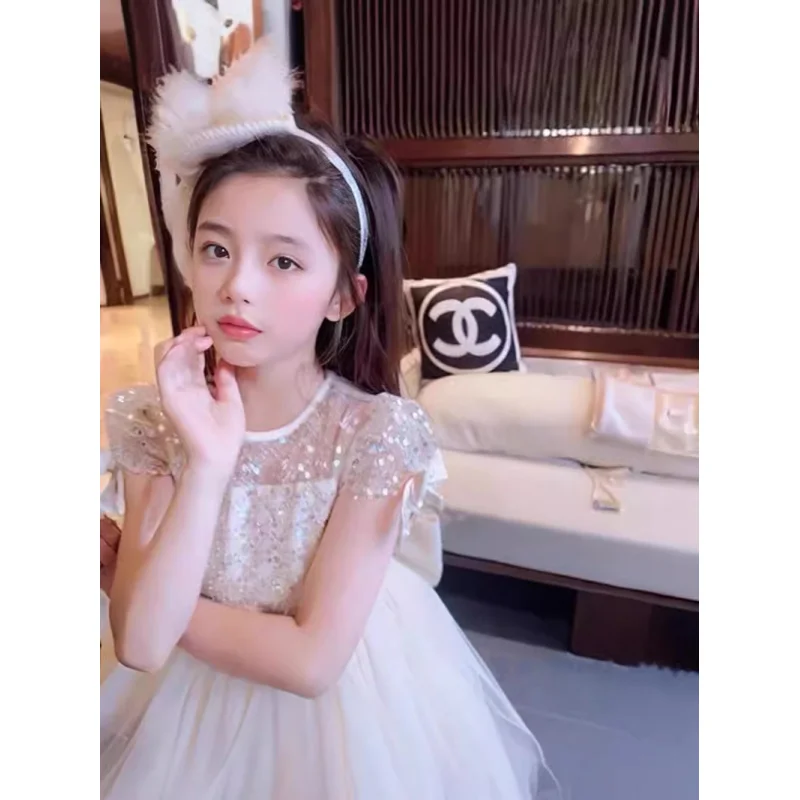 Girls' Summer New Dress Children's Fairy Performance Dress Baby Girl High-end Puffy Tulle Dress
Girls' Summer New Dress Children's Fairy Performance Dress Baby Girl High-end Puffy Tulle Dress