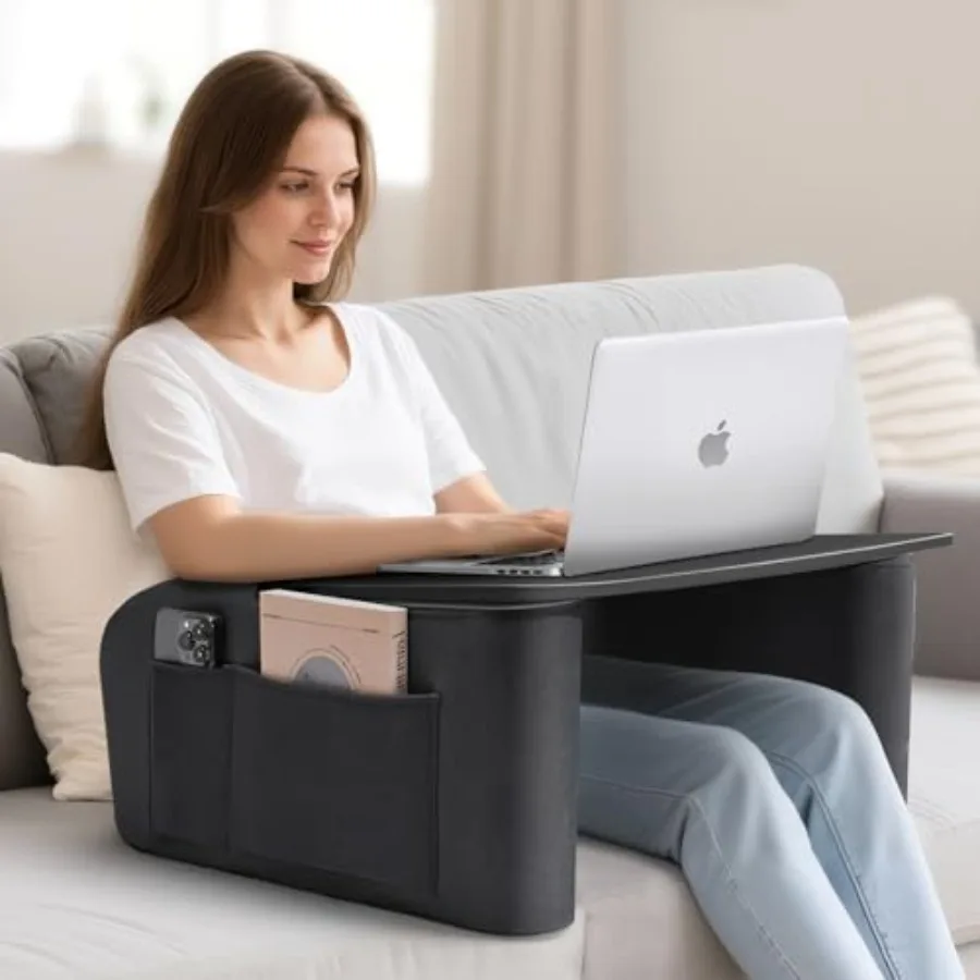 Lap Desk for Adults with Arm Rests, Ergonomic Laptop Pillow Stand for Bed, Couch, Floor, Large Table for Long Hours Work, Eatin
Lap Desk for Adults with Arm Rests, Ergonomic Laptop Pillow Stand for Bed, Couch, Floor, Large Table for Long Hours Work, Eatin
