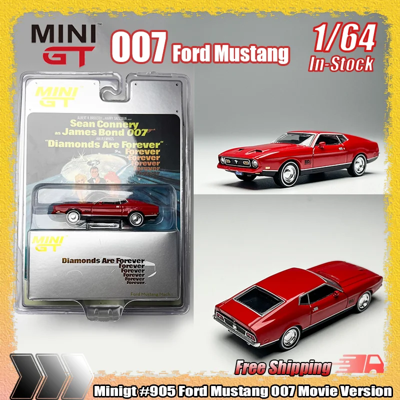 Новый в наличии Minigt 1:64 # 905 Ford Mustang 007, версия фильма, миниатюрная литая модель автомобиля, индивидуальная коллекция детских игрушек, подарок
Новый в наличии Minigt 1:64 # 905 Ford Mustang 007, версия фильма, миниатюрная литая модель автомобиля, индивидуальная коллекция детских игрушек, подарок