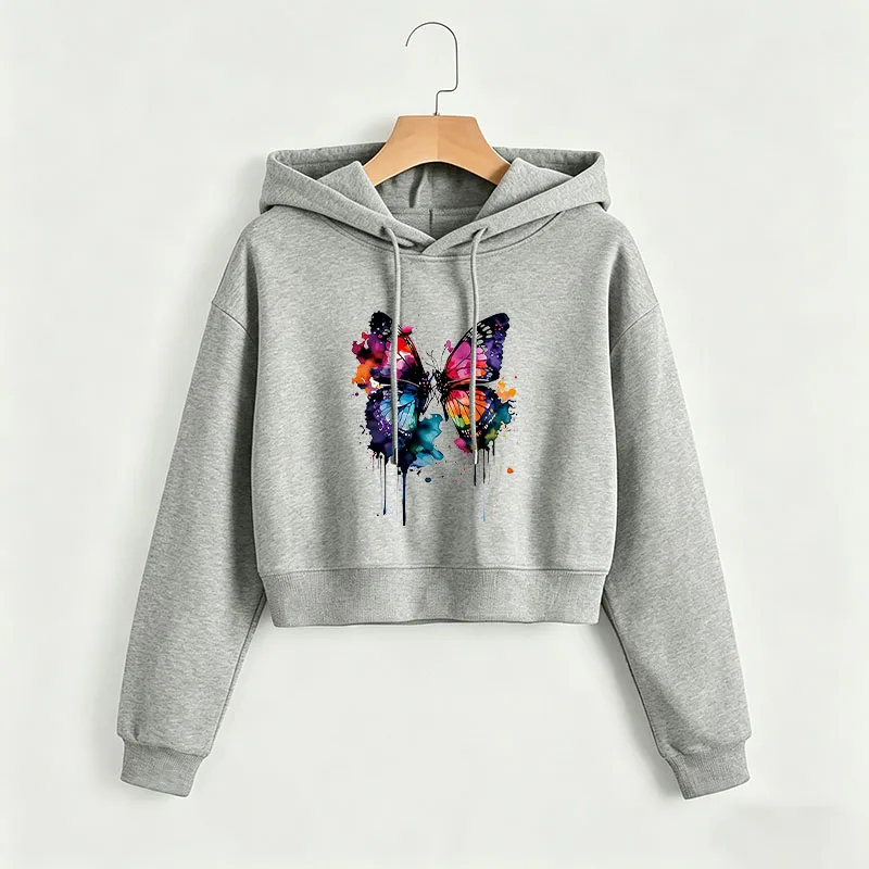 Butterfly Aesthetic Printed Autumn Winter Cropped Sweatshirt Crop Top Hoodie Y2k Sweatshirts Gothic Casual Style Clothes
Butterfly Aesthetic Printed Autumn Winter Cropped Sweatshirt Crop Top Hoodie Y2k Sweatshirts Gothic Casual Style Clothes