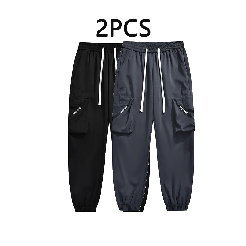 Great - value Combo! 2PCS Men's Multi-pocket Drawstring Cargo Pants.Trendy color combinations, perfect for various outings.
Great - value Combo! 2PCS Men's Multi-pocket Drawstring Cargo Pants.Trendy color combinations, perfect for various outings.