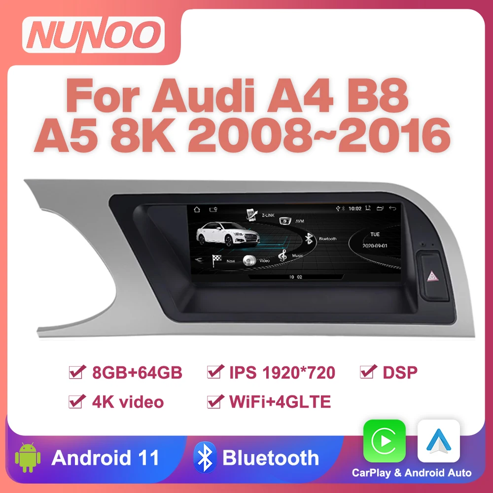 Автомобильный экран Android 12 для Audi A4 B8 A5 2008-2017 MMI GPS навигация Мультимедиа Стерео 8 + 64 Гб ОЗУ WIFI 4G Google Carplay радио
Автомобильный экран Android 12 для Audi A4 B8 A5 2008-2017 MMI GPS навигация Мультимедиа Стерео 8 + 64 Гб ОЗУ WIFI 4G Google Carplay радио