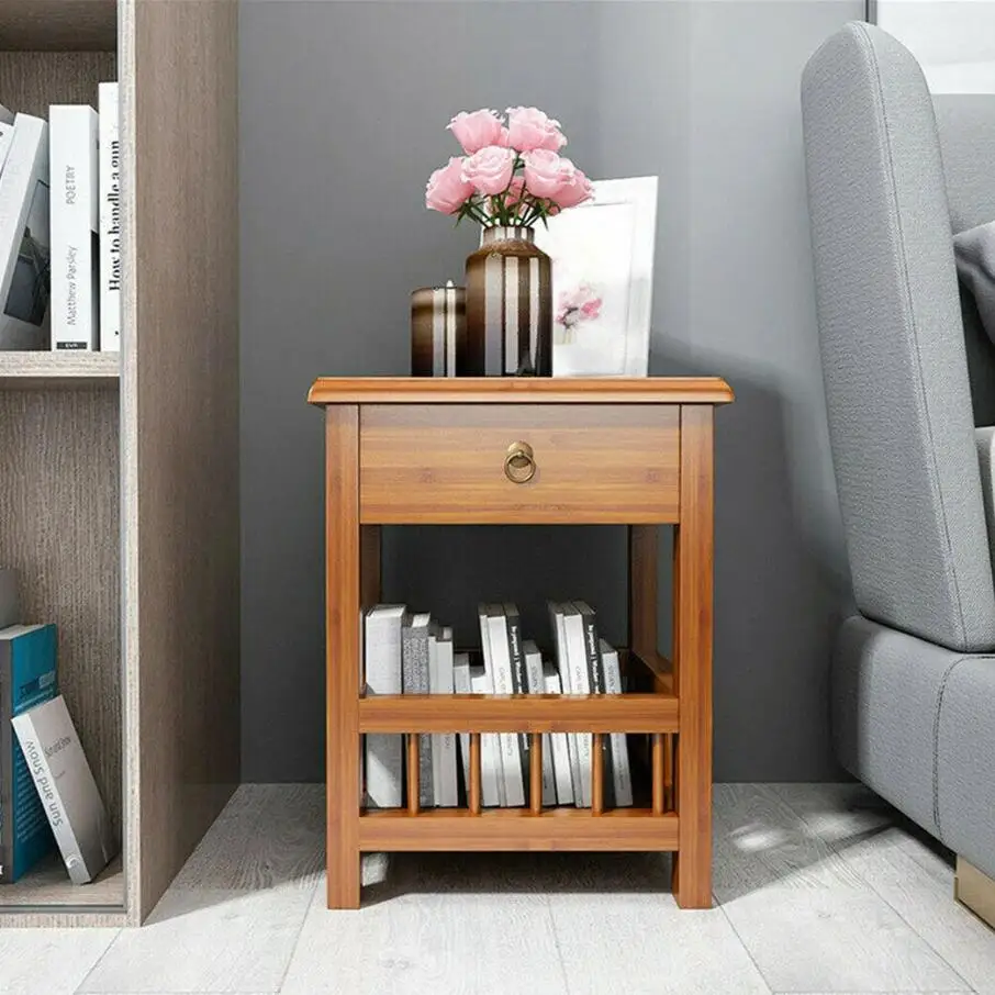 2-уровневая прикроватная тумбочка, бамбуковый диван, журнальный столик с выдвижным ящиком, полка для хранения растений
2-уровневая прикроватная тумбочка, бамбуковый диван, журнальный столик с выдвижным ящиком, полка для хранения растений