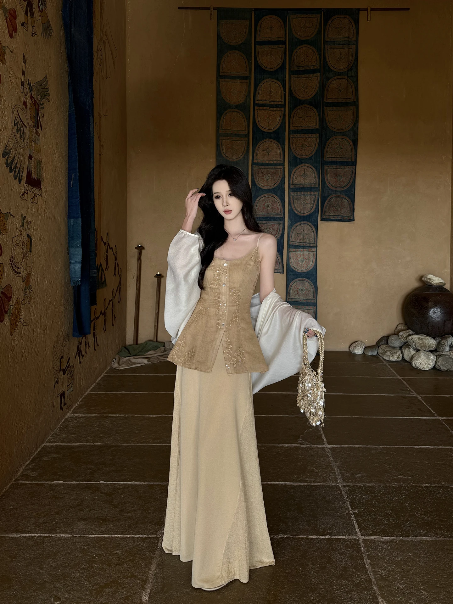 Юбка А-силуэта с высокой талией из лиоцелла, струящаяся, для высоких женщин, весна-лето, новинка, длинные юбки от Onion Casual Knitted Dr
Юбка А-силуэта с высокой талией из лиоцелла, струящаяся, для высоких женщин, весна-лето, новинка, длинные юбки от Onion Casual Knitted Dr