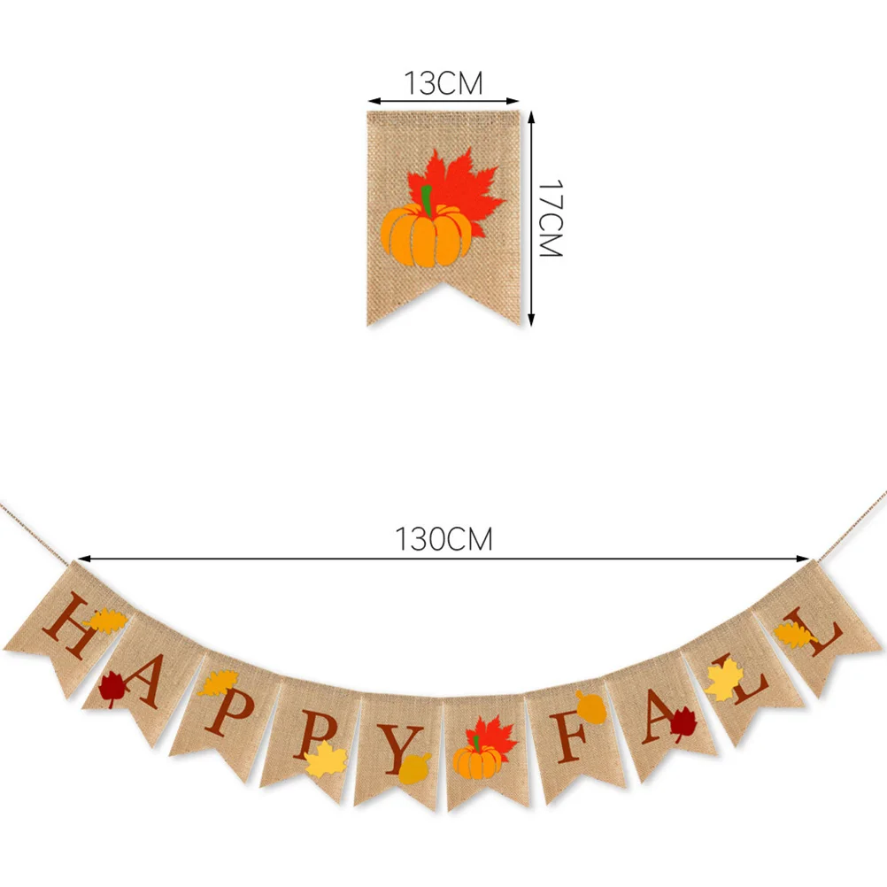 Linen Bunting Banner Maple Leaf Fall Theme Rustic Swallowtail Design Thanksgiving Home Yard Decoration Photo Prop
Linen Bunting Banner Maple Leaf Fall Theme Rustic Swallowtail Design Thanksgiving Home Yard Decoration Photo Prop