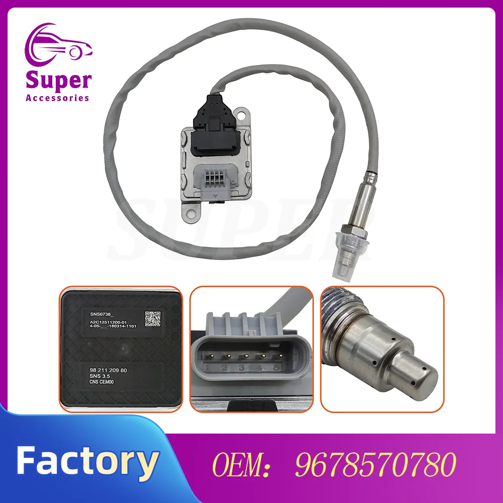 5WK96746A 9678570780 Original New Nitrogen Oxygen NOX Sensor For Citroen Peugeot 308 3008 5008 2.0 HDi 2012-2021
5WK96746A 9678570780 Original New Nitrogen Oxygen NOX Sensor For Citroen Peugeot 308 3008 5008 2.0 HDi 2012-2021