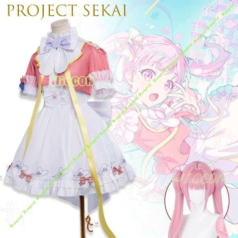 Emu Mumu Cosplay Project Sekai Colorful Stage PJSK Otori Emu New BFES Magic Girl Costume Lolita Sweet Dress Pink Wig Woman Navi
Emu Mumu Cosplay Project Sekai Colorful Stage PJSK Otori Emu New BFES Magic Girl Costume Lolita Sweet Dress Pink Wig Woman Navi