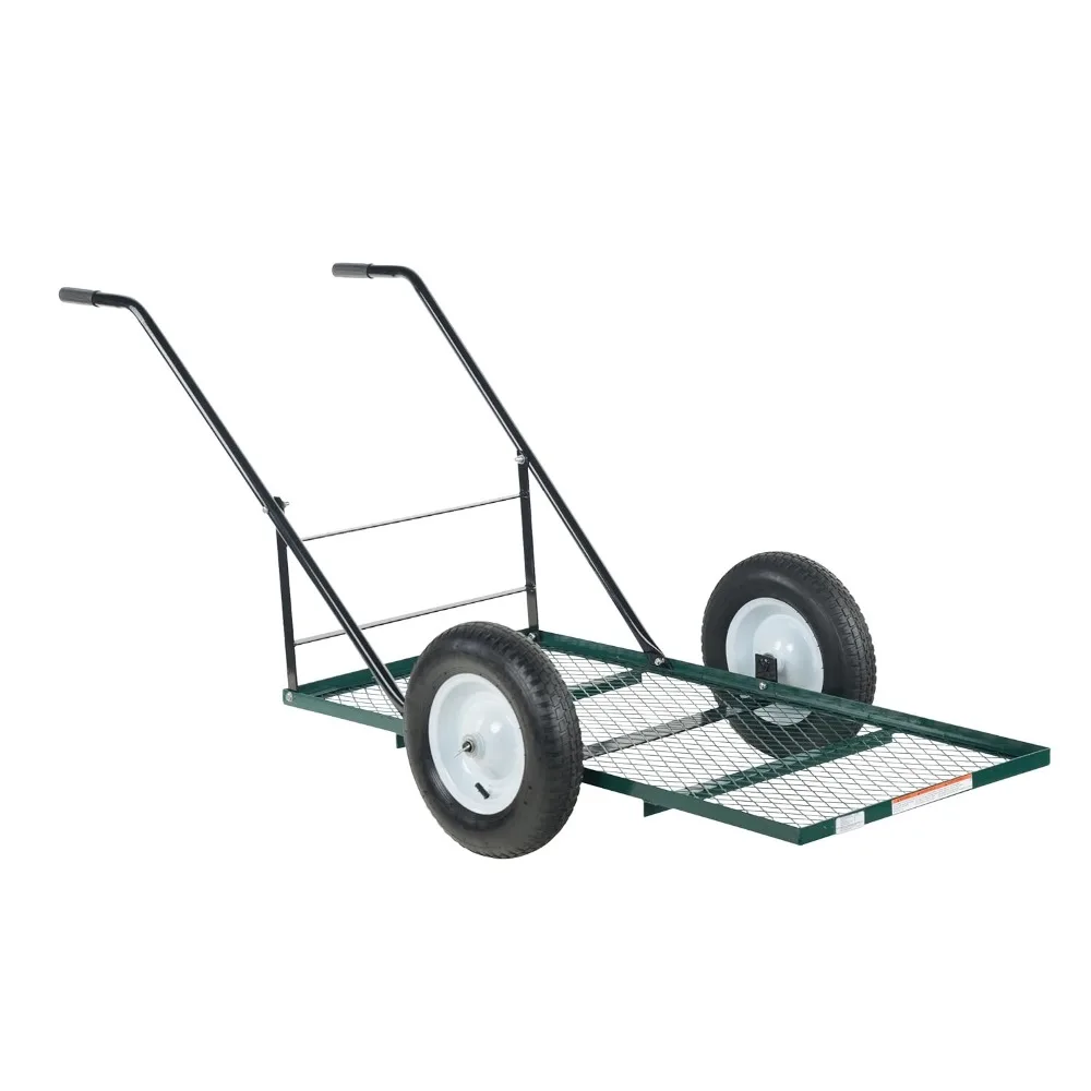 Vestil LSC-2448-TC Steel Landscape Cart with Low Profile Tilt 53 In. x 24 In. x 45 In. 500 Lb. Capacity Green
Vestil LSC-2448-TC Steel Landscape Cart with Low Profile Tilt 53 In. x 24 In. x 45 In. 500 Lb. Capacity Green