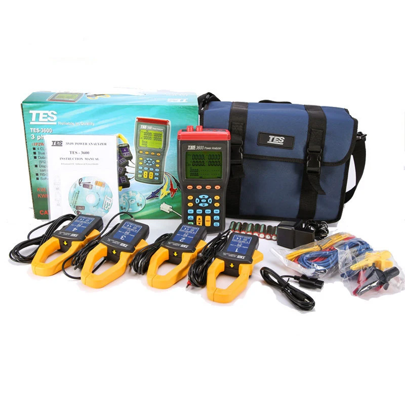 TES-3600N 3 Phase Power Analyzer With Software Power Quality Analyzer Harmonics Power Quality Analyzer
TES-3600N 3 Phase Power Analyzer With Software Power Quality Analyzer Harmonics Power Quality Analyzer