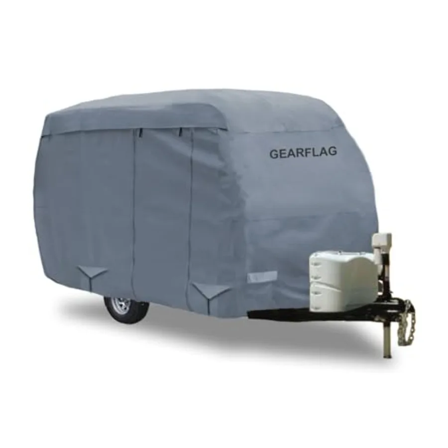 Fiberglass Travel Trailer RV Cover for 11-13ft, Multi-Layer Reinforced Windproof Side-Straps, Anti-UV Water-Resistant Heavy Dut
Fiberglass Travel Trailer RV Cover for 11-13ft, Multi-Layer Reinforced Windproof Side-Straps, Anti-UV Water-Resistant Heavy Dut