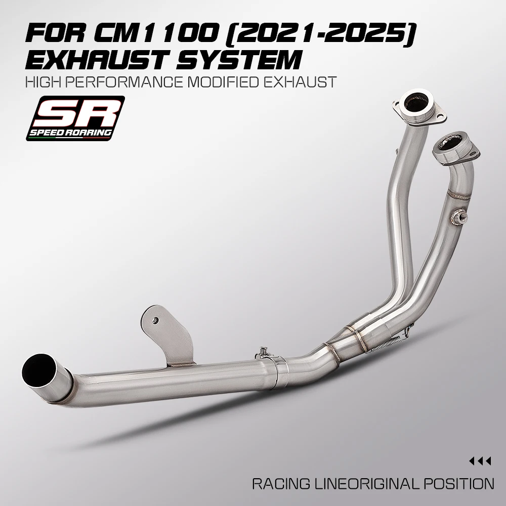 Высокопроизводительная передняя выхлопная система из нержавеющей стали для мотоцикла Renegade CM1100 (2021-2025)
Высокопроизводительная передняя выхлопная система из нержавеющей стали для мотоцикла Renegade CM1100 (2021-2025)