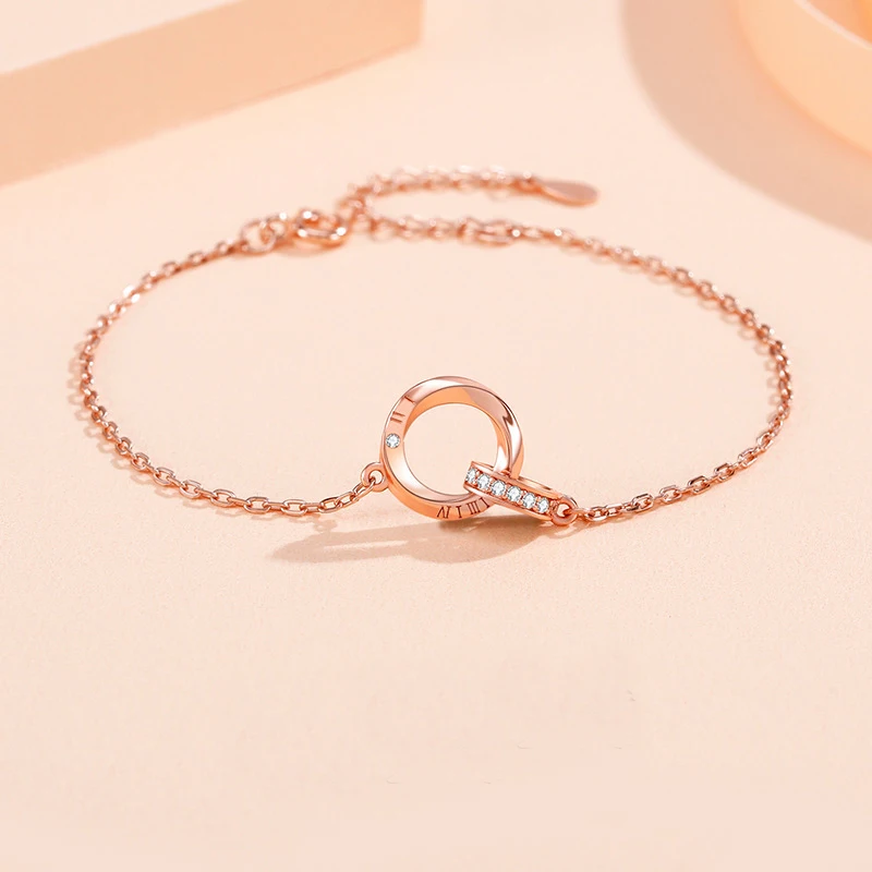 NEW European 925 silver AAA CZ Roman numerals Loop By Loop Bracelet Chain for Women Birthday Party Gift Jewelry
NEW European 925 silver AAA CZ Roman numerals Loop By Loop Bracelet Chain for Women Birthday Party Gift Jewelry