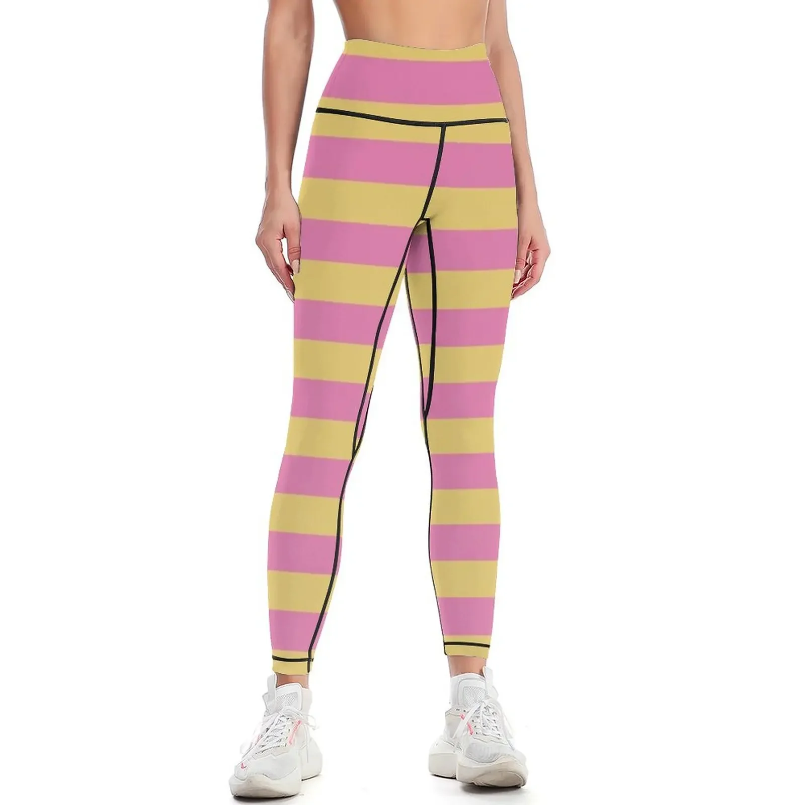 Funky Retro Stripes - Striped Pattern in Hot Pink and Mustard Yellow Leggings Women's sports pants Womens Leggings
Funky Retro Stripes - Striped Pattern in Hot Pink and Mustard Yellow Leggings Women's sports pants Womens Leggings