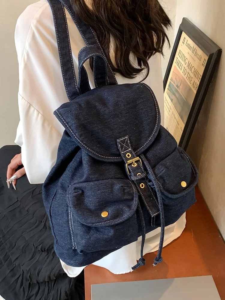 Large Capaci Denim Buet Bag Women's Bapa Faionable Travel Hiking oulder Bag Street Trend Soft Fabric Pure Color
Large Capaci Denim Buet Bag Women's Bapa Faionable Travel Hiking oulder Bag Street Trend Soft Fabric Pure Color
