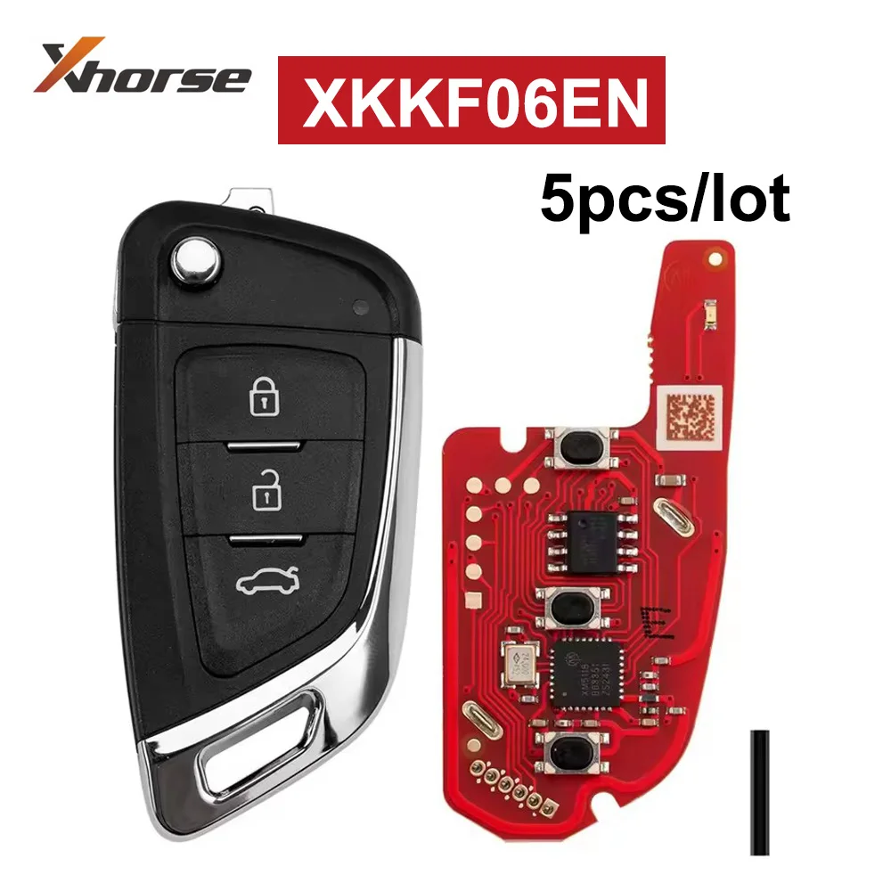 5pcs/lot Xhorse XKKF06EN 2nd Generation Wire Remote Key K-nife Style Support Wireless Programming
5pcs/lot Xhorse XKKF06EN 2nd Generation Wire Remote Key K-nife Style Support Wireless Programming