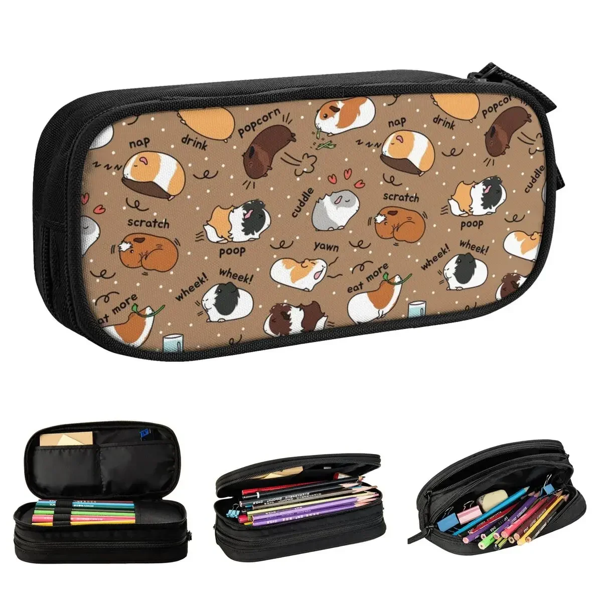 Kawaii Guinea Pig Animal Pencil Case Pencilcases Pen for Student Large Storage Bags Office Cosmetic Stationery
Kawaii Guinea Pig Animal Pencil Case Pencilcases Pen for Student Large Storage Bags Office Cosmetic Stationery