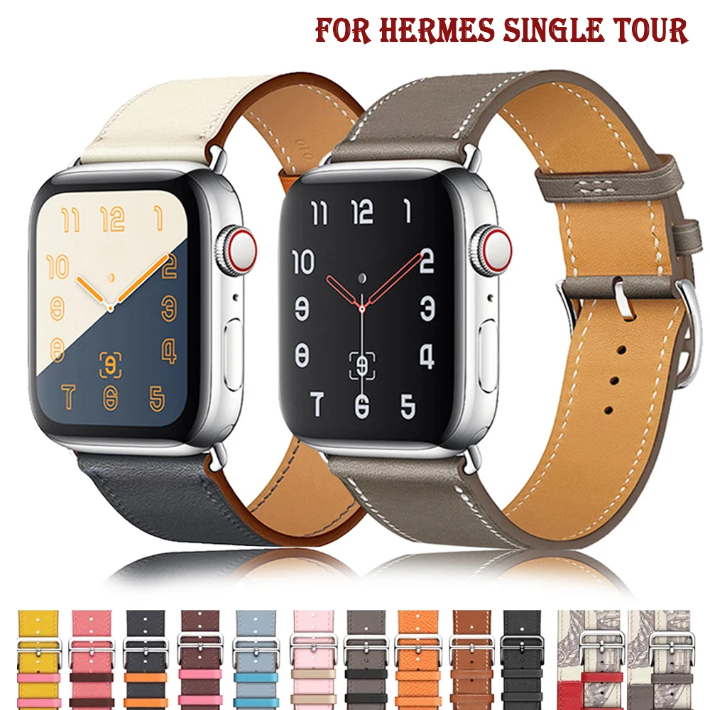 100% Genuine Cow Leather loop Bracelet Belt Band for Apple Watch 8 7 6 SE 5 4 42MM 44MM 40MM Strap for iWatch 41 45mm 49mm band
100% Genuine Cow Leather loop Bracelet Belt Band for Apple Watch 8 7 6 SE 5 4 42MM 44MM 40MM Strap for iWatch 41 45mm 49mm band