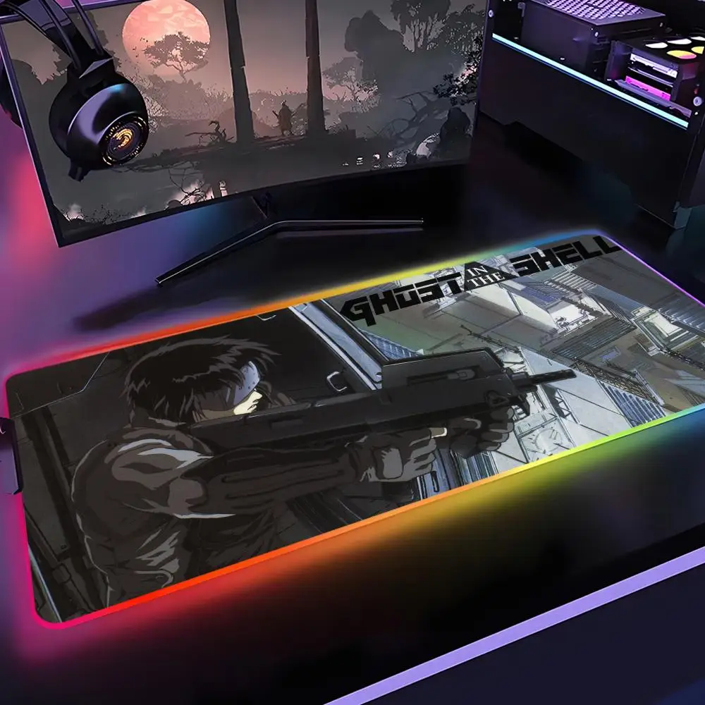 Ghost in the Shell Mouse Pad Gamer Rgb Desk Mat Back Light Led Mousepad Setup Gaming Accessories Deskmat Big Mousepad Backlight
Ghost in the Shell Mouse Pad Gamer Rgb Desk Mat Back Light Led Mousepad Setup Gaming Accessories Deskmat Big Mousepad Backlight