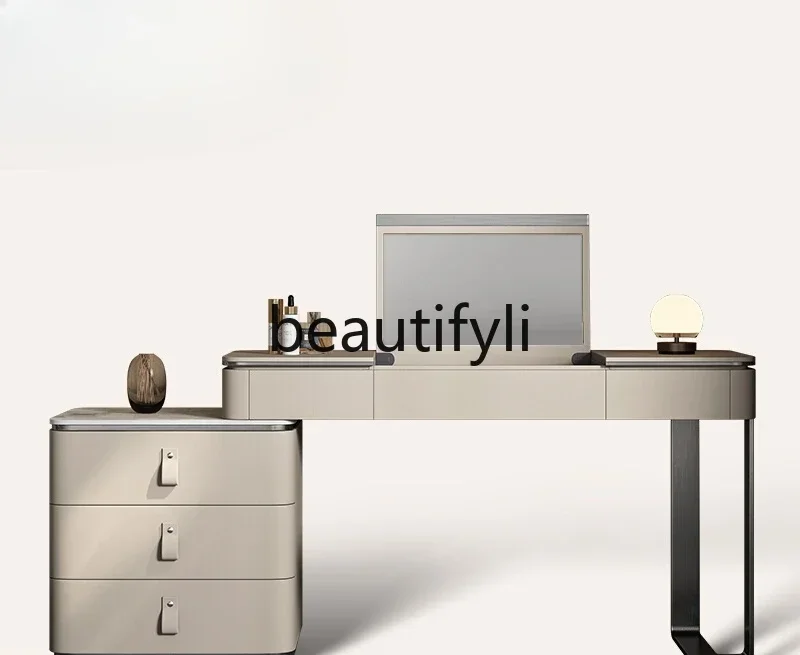 CC Italian minimalist flip dresser chest cabinet integrated simple modern makeup table high-end light luxury
CC Italian minimalist flip dresser chest cabinet integrated simple modern makeup table high-end light luxury