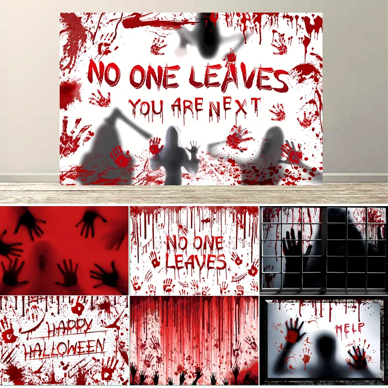 Bloody Handprint Halloween Backdrop Horror Blood Drip Ghost Silhouette Party Decor Banner Scary Halloween Photo Background
Bloody Handprint Halloween Backdrop Horror Blood Drip Ghost Silhouette Party Decor Banner Scary Halloween Photo Background