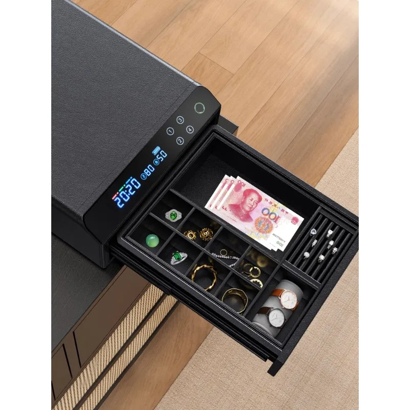 Box New Household Leather Jewelry Box Safe Fingerprint Password Double Layer Three Layer Drawer Safe
Box New Household Leather Jewelry Box Safe Fingerprint Password Double Layer Three Layer Drawer Safe