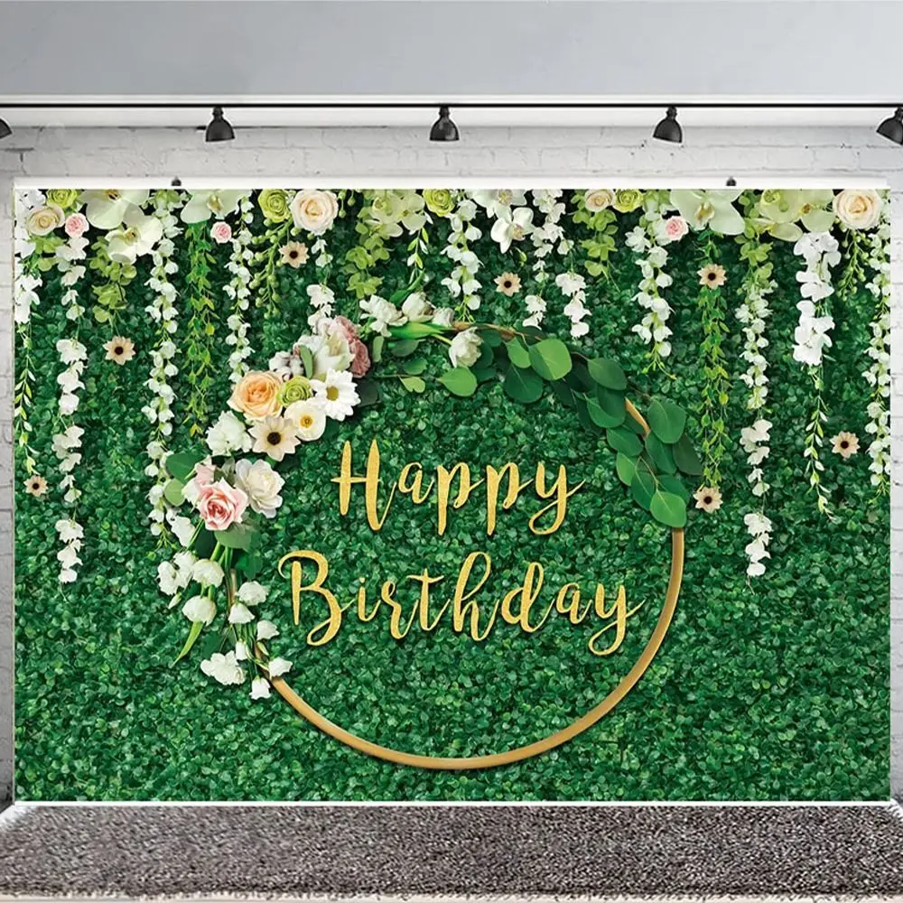 Green Leaves Flowers Photography Backdrop Celebrate Reusable Birthday Party Background Floral Wedding Hanging Banner
Green Leaves Flowers Photography Backdrop Celebrate Reusable Birthday Party Background Floral Wedding Hanging Banner