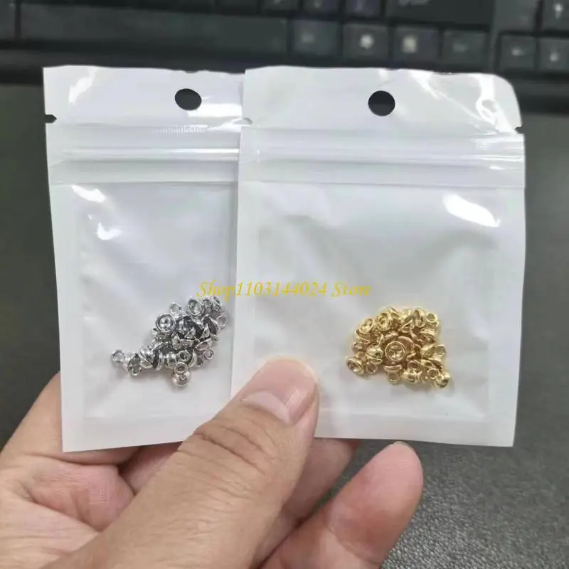 N5KE Fashionable Pearls Bead End Clasps Jewelry Findings Pearls End Connector Alloy for Earrings and Accessory Crafting
N5KE Fashionable Pearls Bead End Clasps Jewelry Findings Pearls End Connector Alloy for Earrings and Accessory Crafting