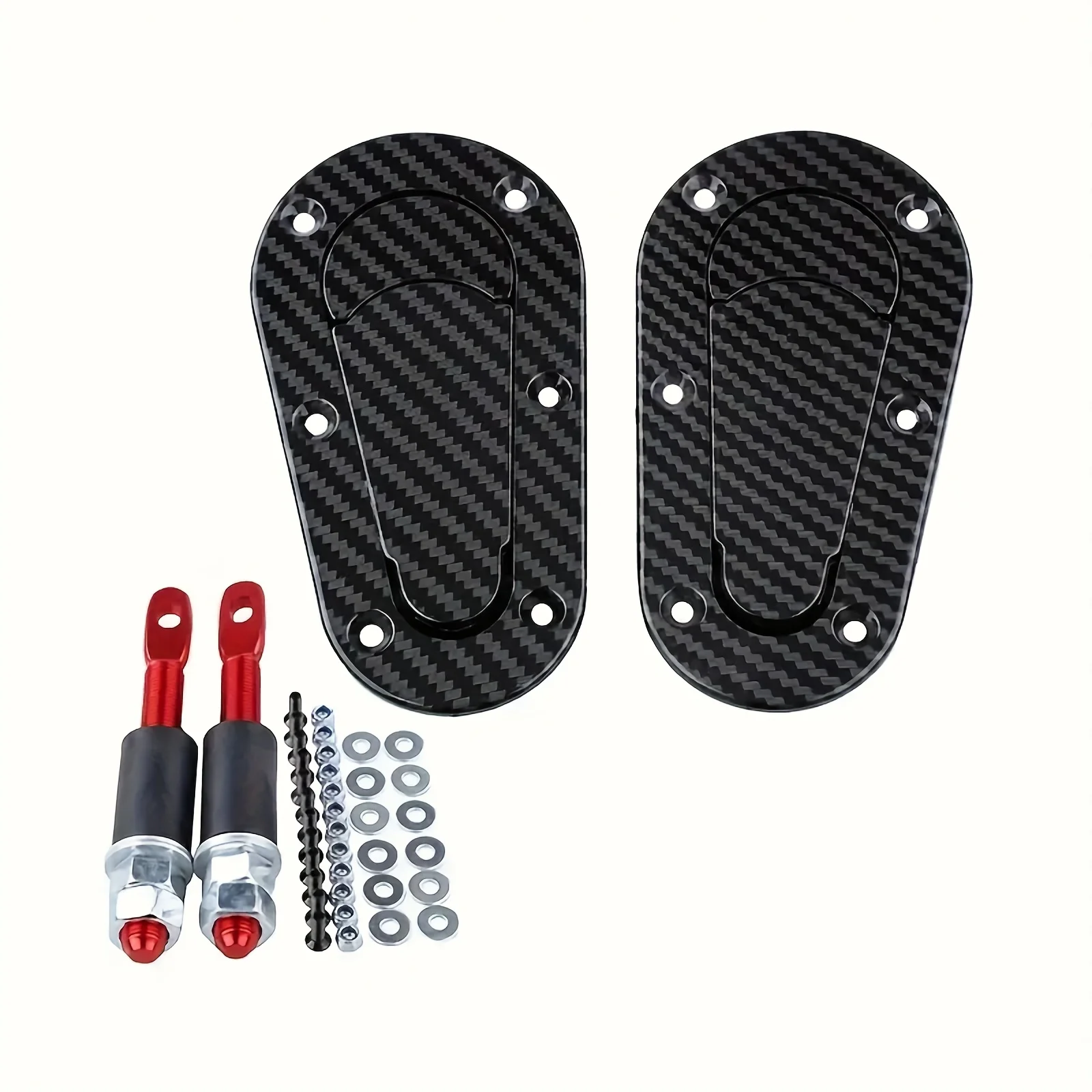General JDM car engine hood lock, carbon fiber external safety accessories, ABS material, racing decoration, automotive parts and accessories, suitable for various vehicle models
General JDM car engine hood lock, carbon fiber external safety accessories, ABS material, racing decoration, automotive parts and accessories, suitable for various vehicle models