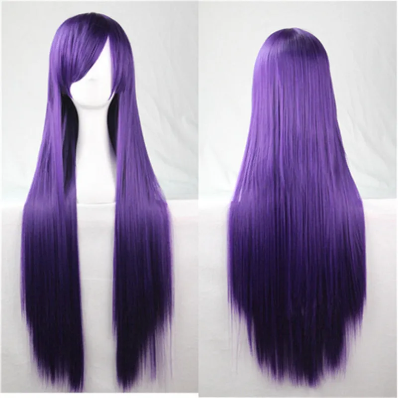 Colorful anime cosplay wig, European and American lady long straight hair bangs wig, synthetic full head high-temperature fiber
Colorful anime cosplay wig, European and American lady long straight hair bangs wig, synthetic full head high-temperature fiber