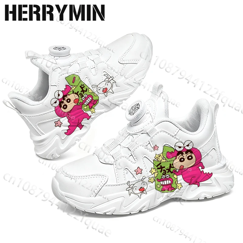 New Model Crayon Youth Student Shin Printing Sneakers Boys Girls Arch Support Rotating Button Series Casual Shoes Kids Gift
New Model Crayon Youth Student Shin Printing Sneakers Boys Girls Arch Support Rotating Button Series Casual Shoes Kids Gift