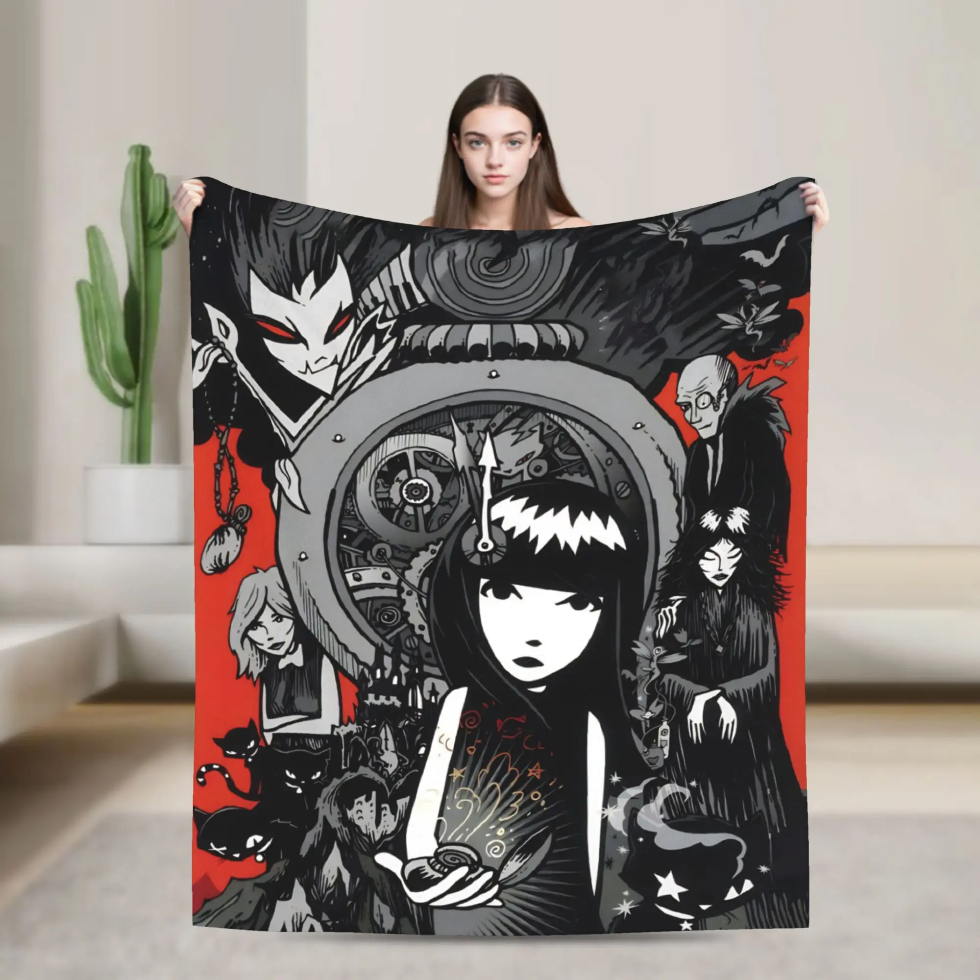 E-Emily the Strange Knitted Blanket Comics Fleece Throw Blanket Summer Air Conditioning Decoration Soft Warm Bedspreads,
E-Emily the Strange Knitted Blanket Comics Fleece Throw Blanket Summer Air Conditioning Decoration Soft Warm Bedspreads,