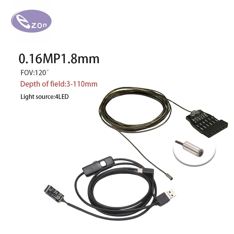 Factory direct sales OV6946 1.8mm micro industrial medical endoscope camera module
Factory direct sales OV6946 1.8mm micro industrial medical endoscope camera module
