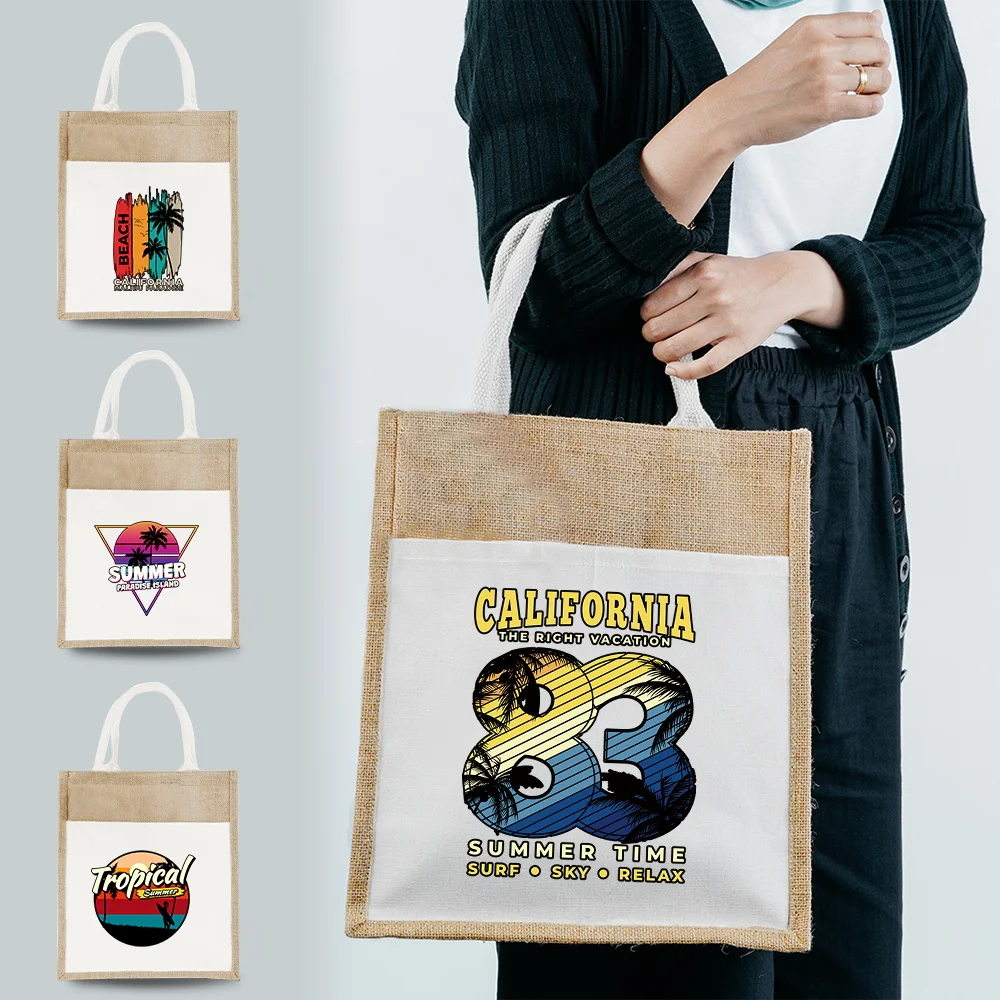 Large Capacity Shopping Handbag Women's Shoulder Bags Reusable Storage Bag Fashion Tote Bag Holiday Printing Organizer Pouch
Large Capacity Shopping Handbag Women's Shoulder Bags Reusable Storage Bag Fashion Tote Bag Holiday Printing Organizer Pouch