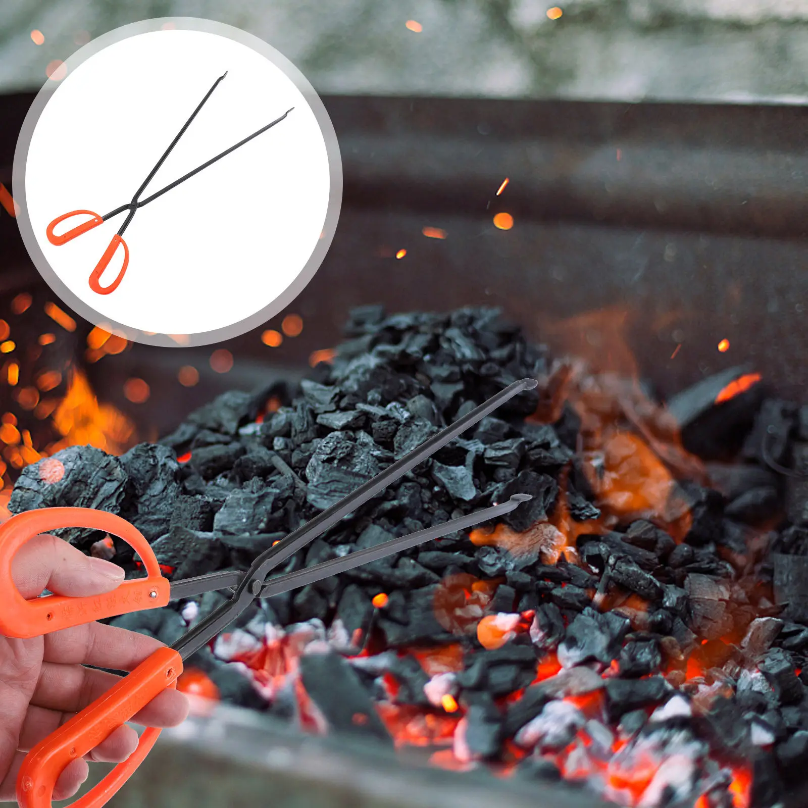 1Pcs Heavy Duty Long Handle Firewood Tongs for Outdoor Camping Bbq Fireplace Bonfire Grilling Charcoal Log Handling Barbecue
1Pcs Heavy Duty Long Handle Firewood Tongs for Outdoor Camping Bbq Fireplace Bonfire Grilling Charcoal Log Handling Barbecue